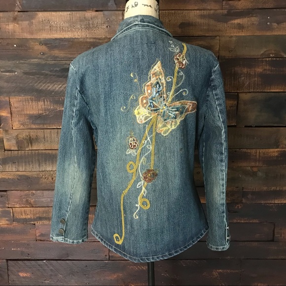 JOU JOU Denim Jacket - Picture 4 of 7